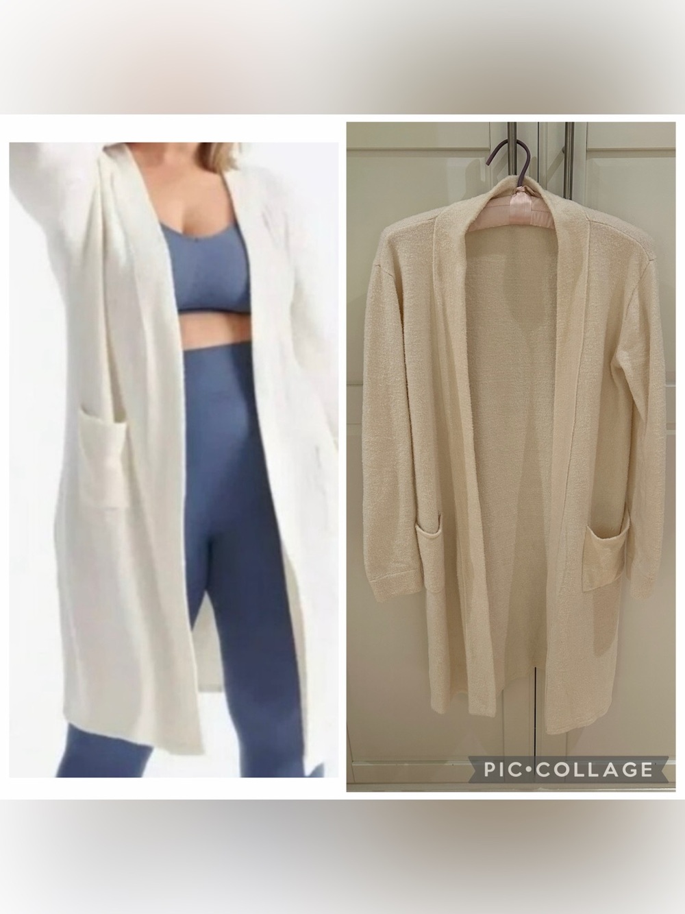 knix Cream Open-Front Cozy Cardigan